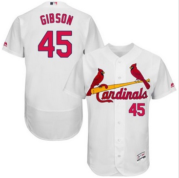 St.Louis Cardinals #45 Bob Gibson White 2016 Flexbase Collection Stitched Baseball Jersey DingZhi,We sell and wholesale St.Louis Cardinals #45 Bob Gibson White 2016 Flexbase Collection Stitched Baseball Jersey DingZhi on line form chian!